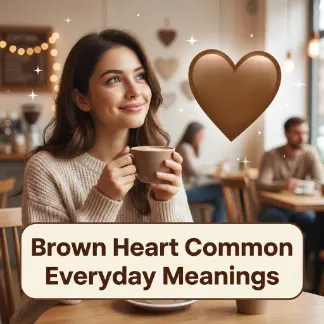 Brown Heart Common Everyday Meanings