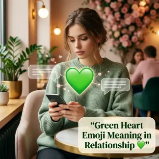 Green Heart Emoji Meaning in Relationship ๐