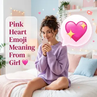 Pink Heart Emoji Meaning From Girl 💗