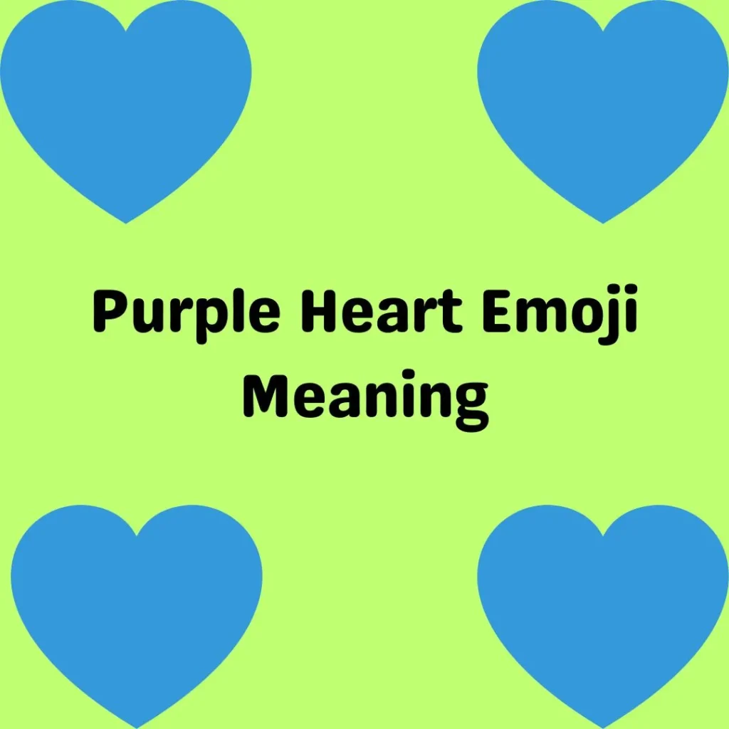 Purple Heart Emoji Meaning