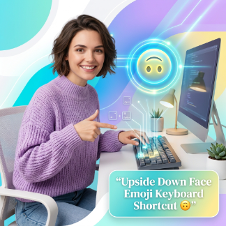 Upside Down Face Emoji Keyboard Shortcut π