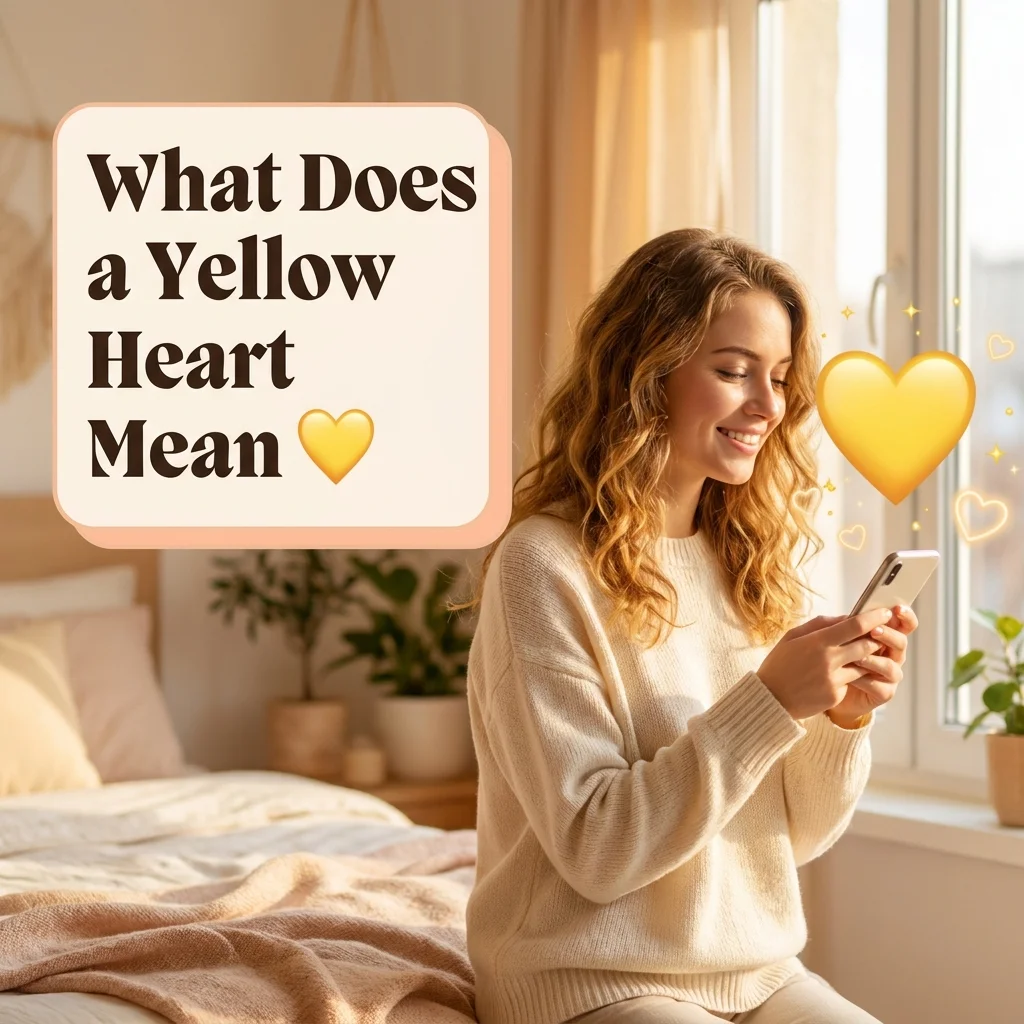 What Does a Yellow Heart Emoji Mean 💛