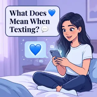 What Does 💙 Mean When Texting? 💬💙