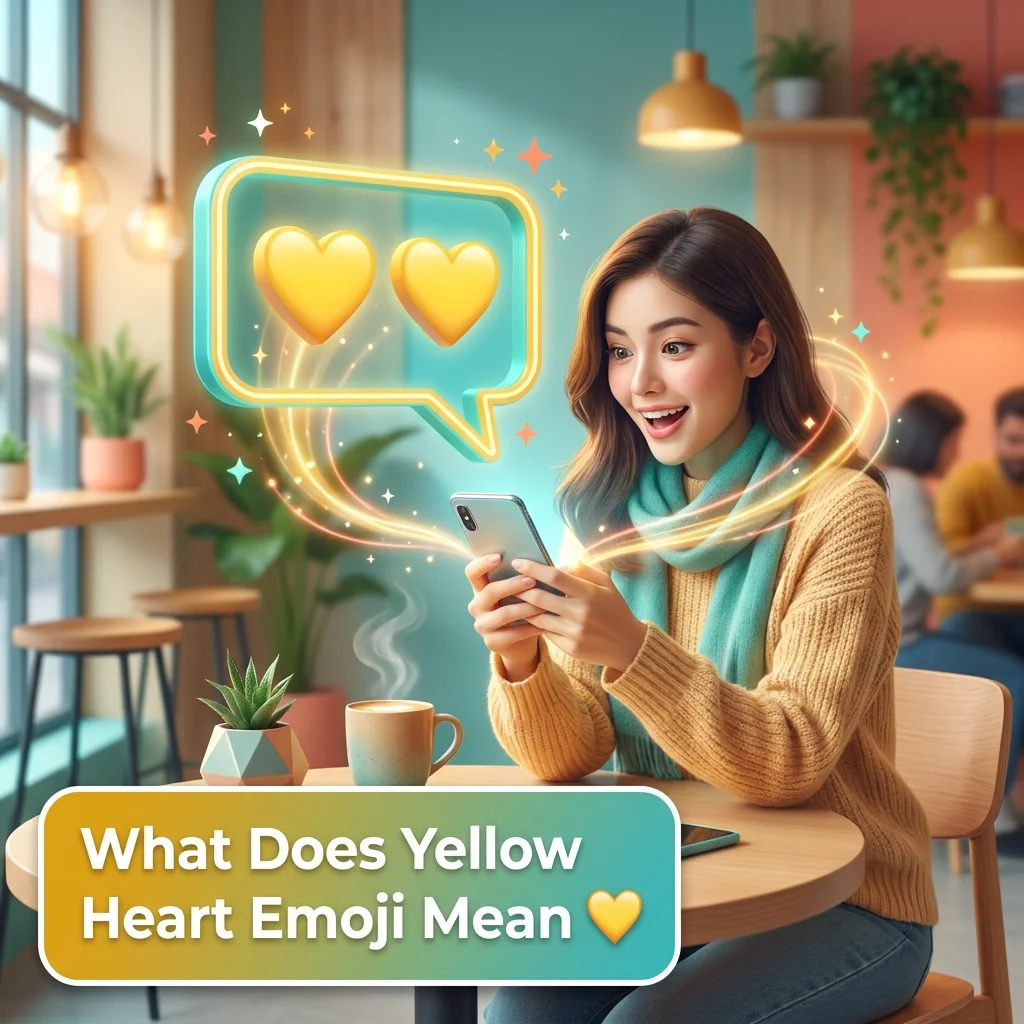 What Does Yellow Heart Emoji Mean 💛