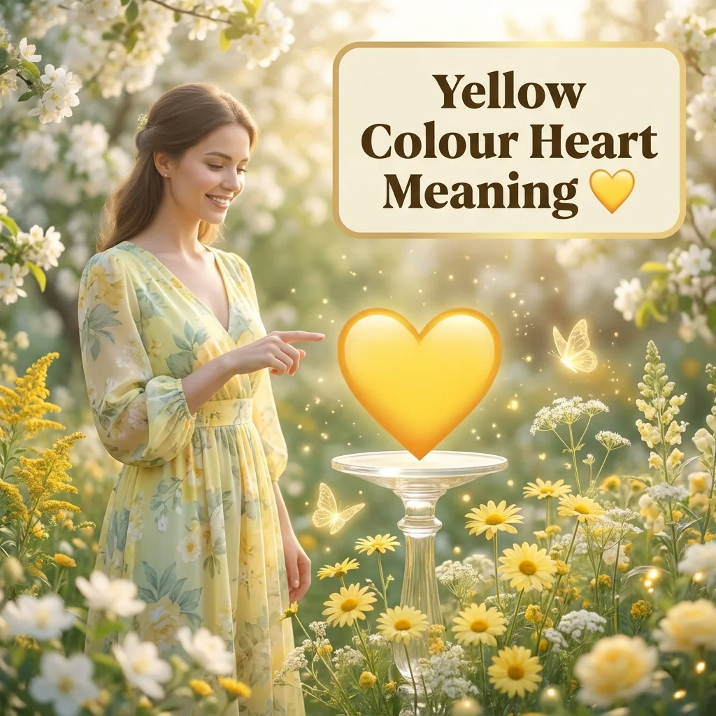 Yellow Colour Heart Meaning 💛