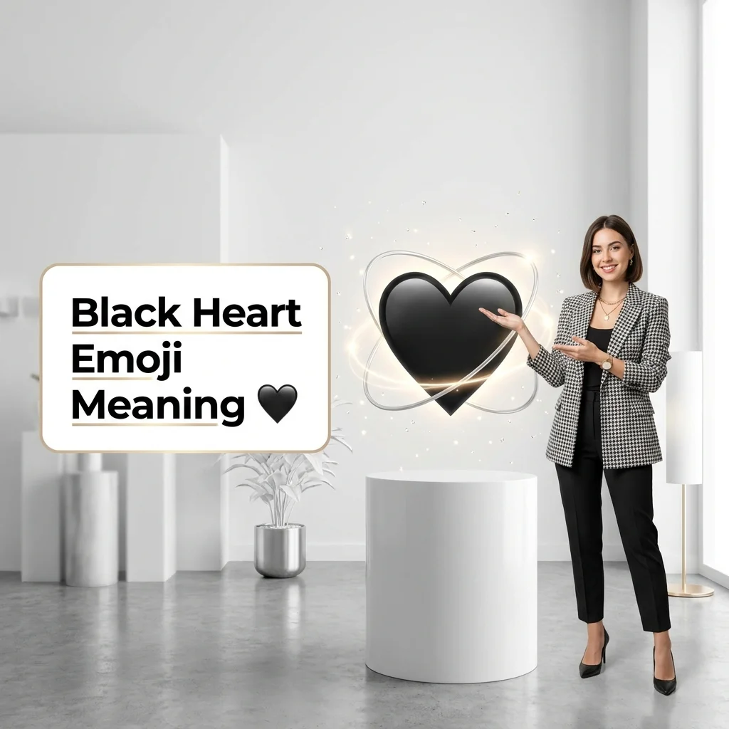 Black Heart Emoji Meaning 🖤