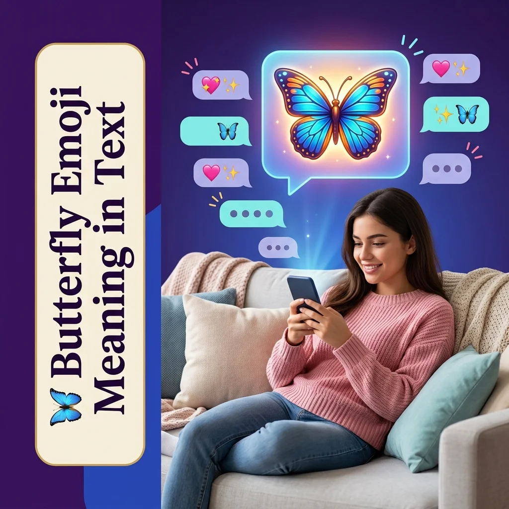 🦋 Butterfly Emoji Meaning in Text