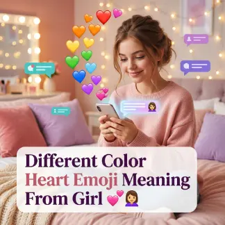 Different Color Heart Emoji Meaning From Girl 💕👧