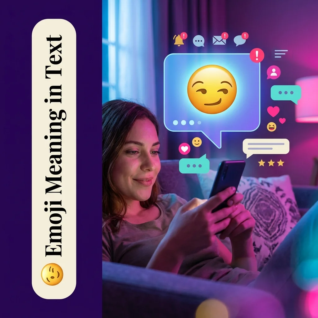 😏 Emoji Meaning in Text