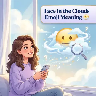 Face in the Clouds Emoji Meaning ๐ถโ๐ซ๏ธ