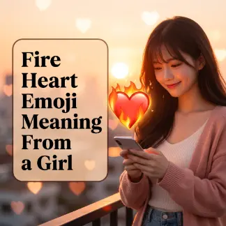 Fire Heart Emoji Meaning From a Girl