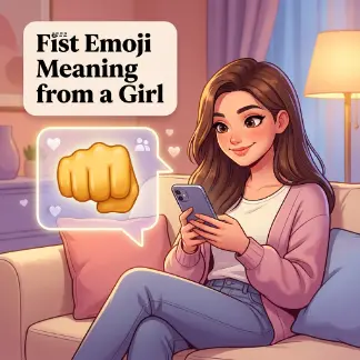 Fist Emoji Meaning from a Girl