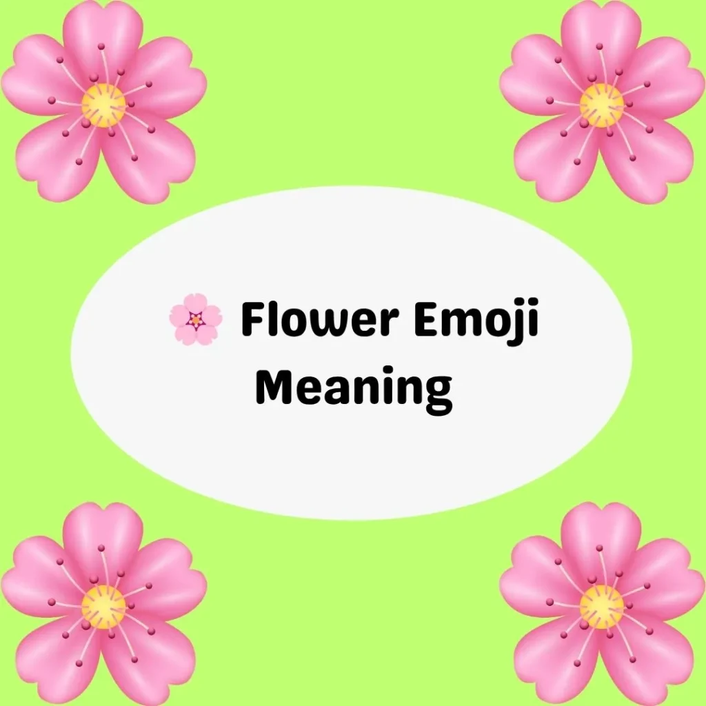 🌸 Flower Emoji Meaning