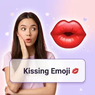 Kissing Emoji Meaning 💋