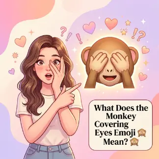 Monkey Covering Eyes Emoji π Mean?