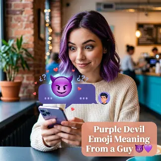Purple Devil Emoji Meaning From a Guy 😈💜