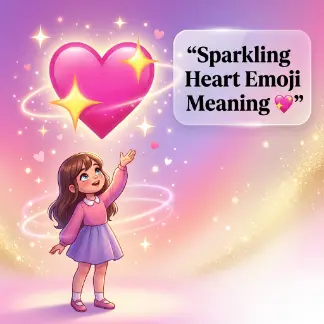 Sparkling Heart Emoji Meaning 💖