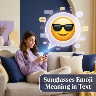 Sunglasses Emoji Meaning in Text