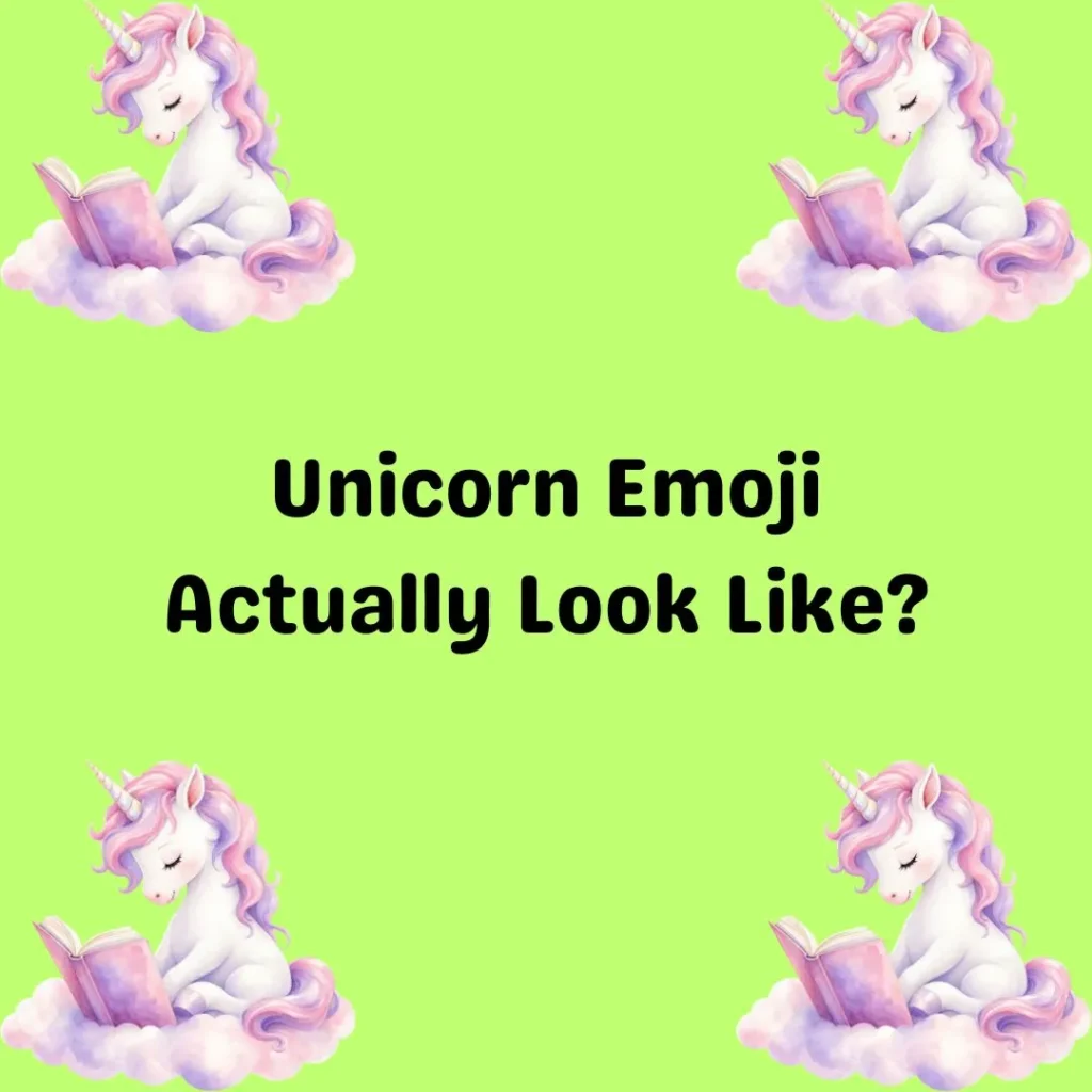 Unicorn Emoji Actually Look Like