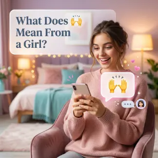 What Does 🙌 Mean From a Girl?