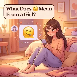 What Does 🫠 Mean From a Girl?