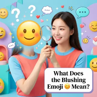 What Does the Blushing Emoji π Mean