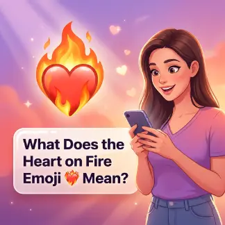 What Does the Heart on Fire Emoji β€οΈβπ₯ Mean?