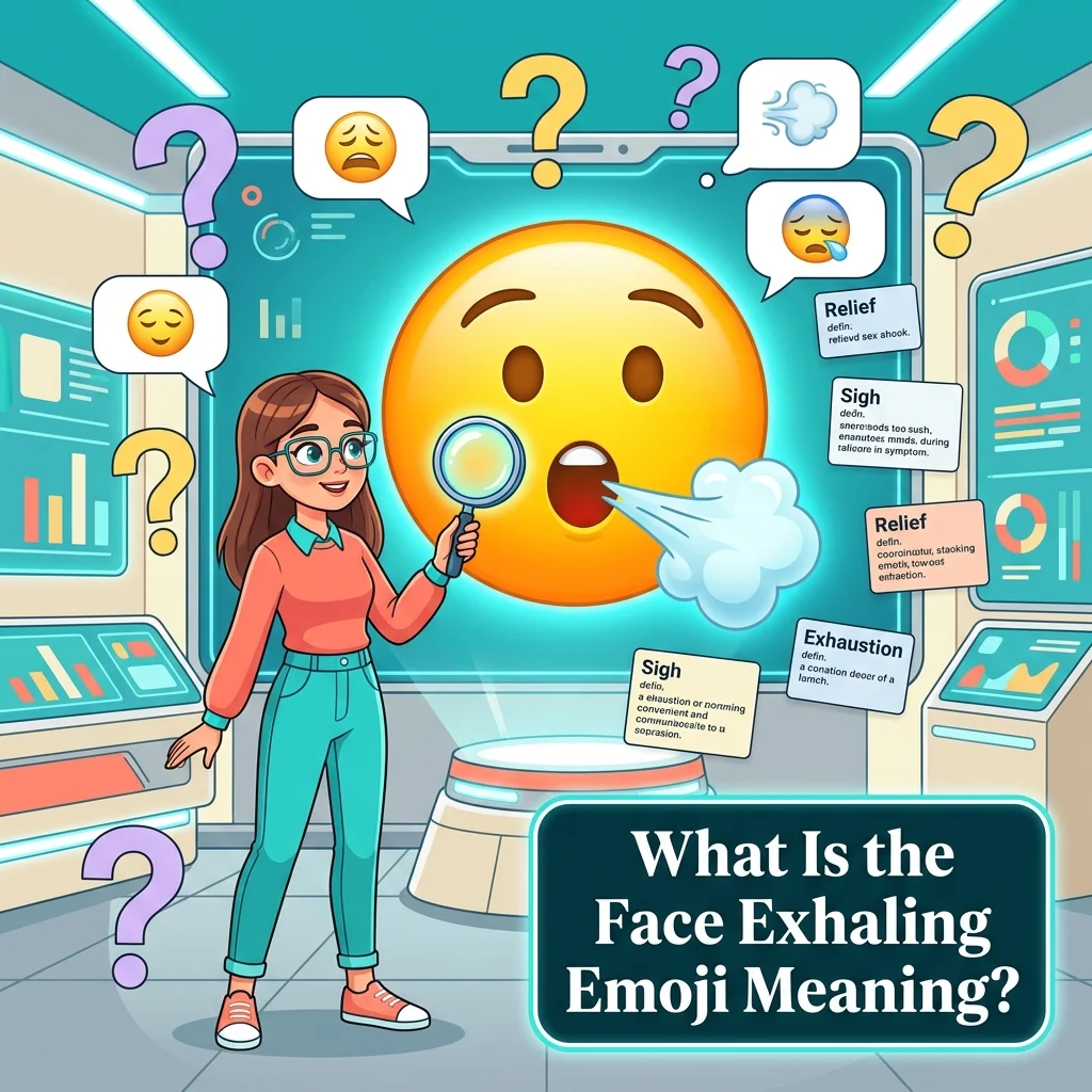 What Is the Face Exhaling Emoji Meaning?