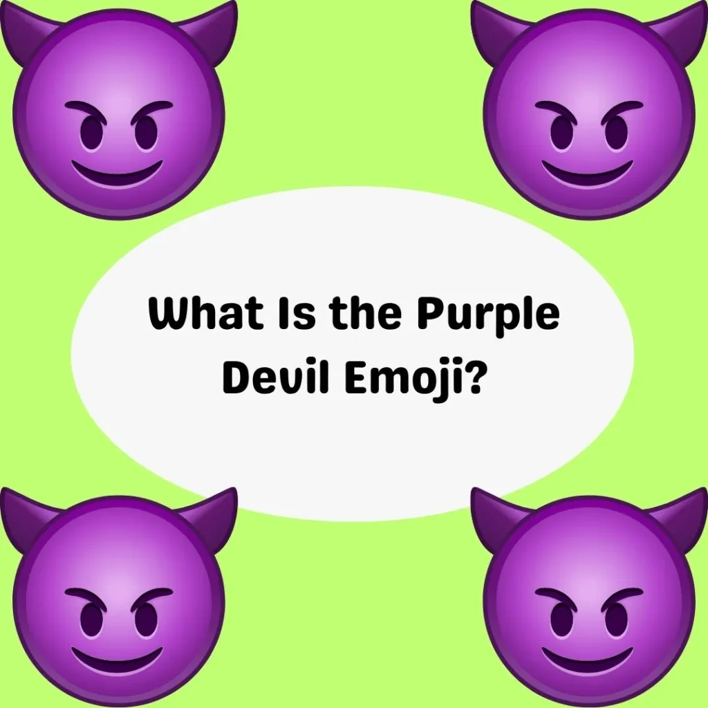 What Is the Purple Devil Emoji