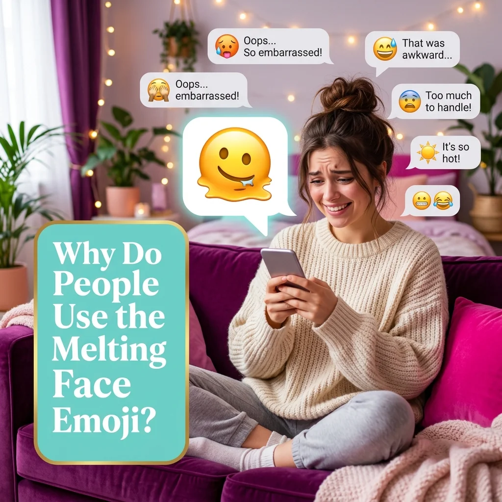 Why Do People Use the Melting Face Emoji?