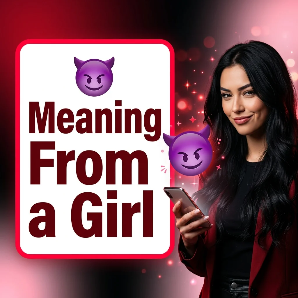 😈 Meaning From a Girl