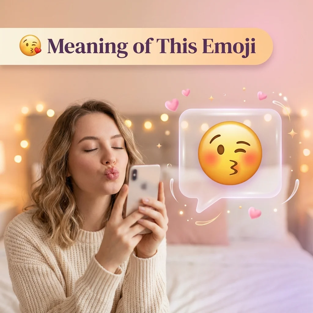 😚 Meaning of This Emoji