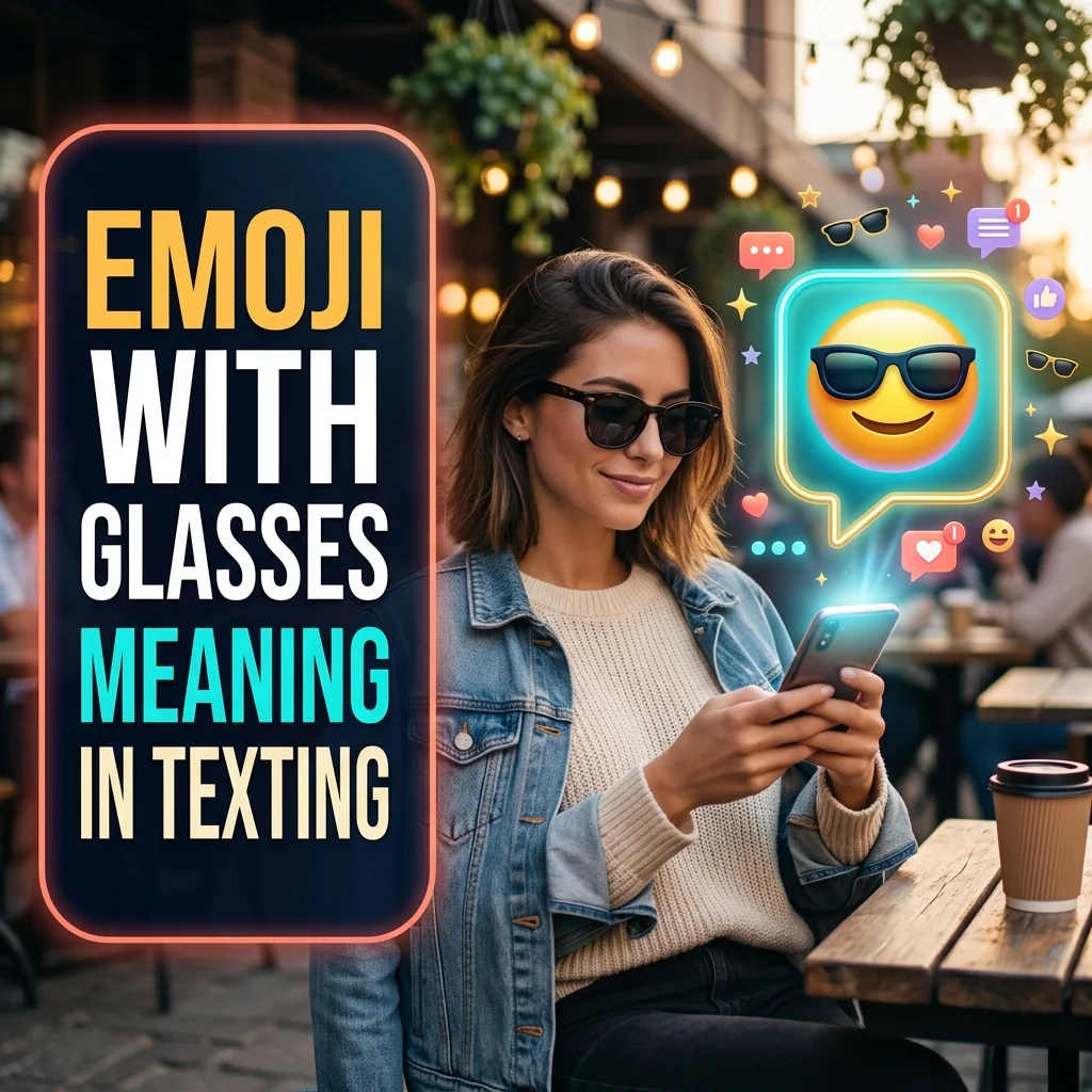 Emoji With Glasses Meaning in Texting