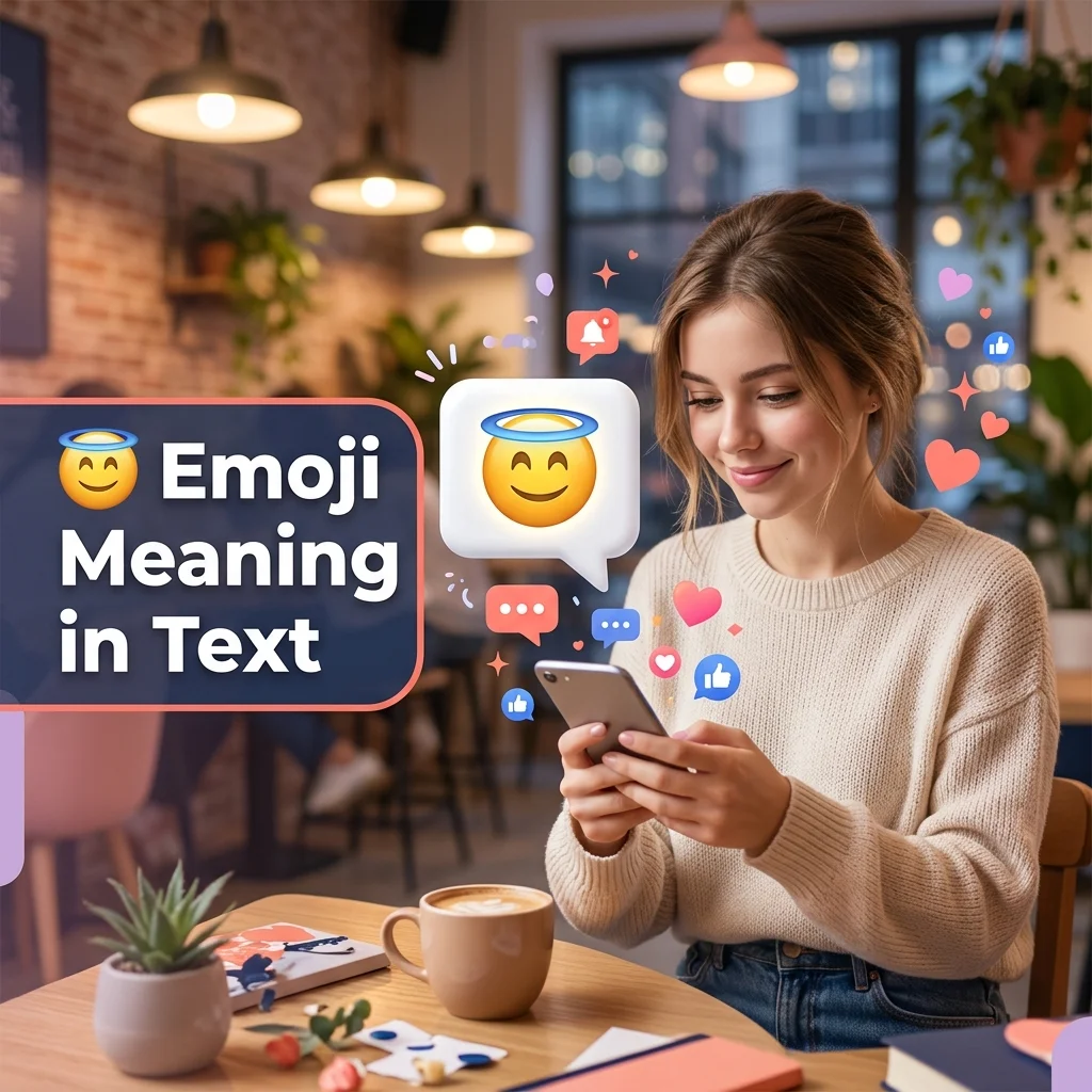 😇 Emoji Meaning in Text
