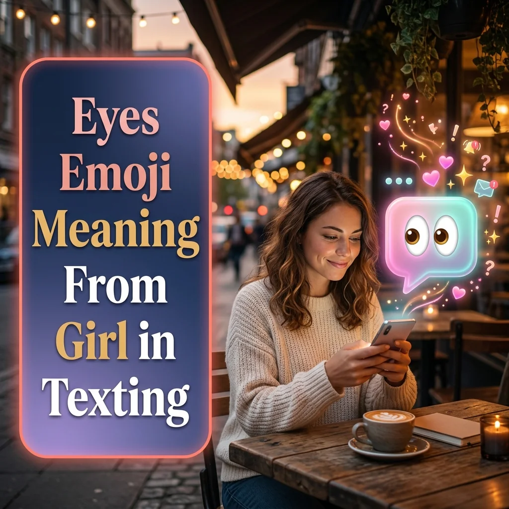 Eyes Emoji Meaning From Girl in Texting