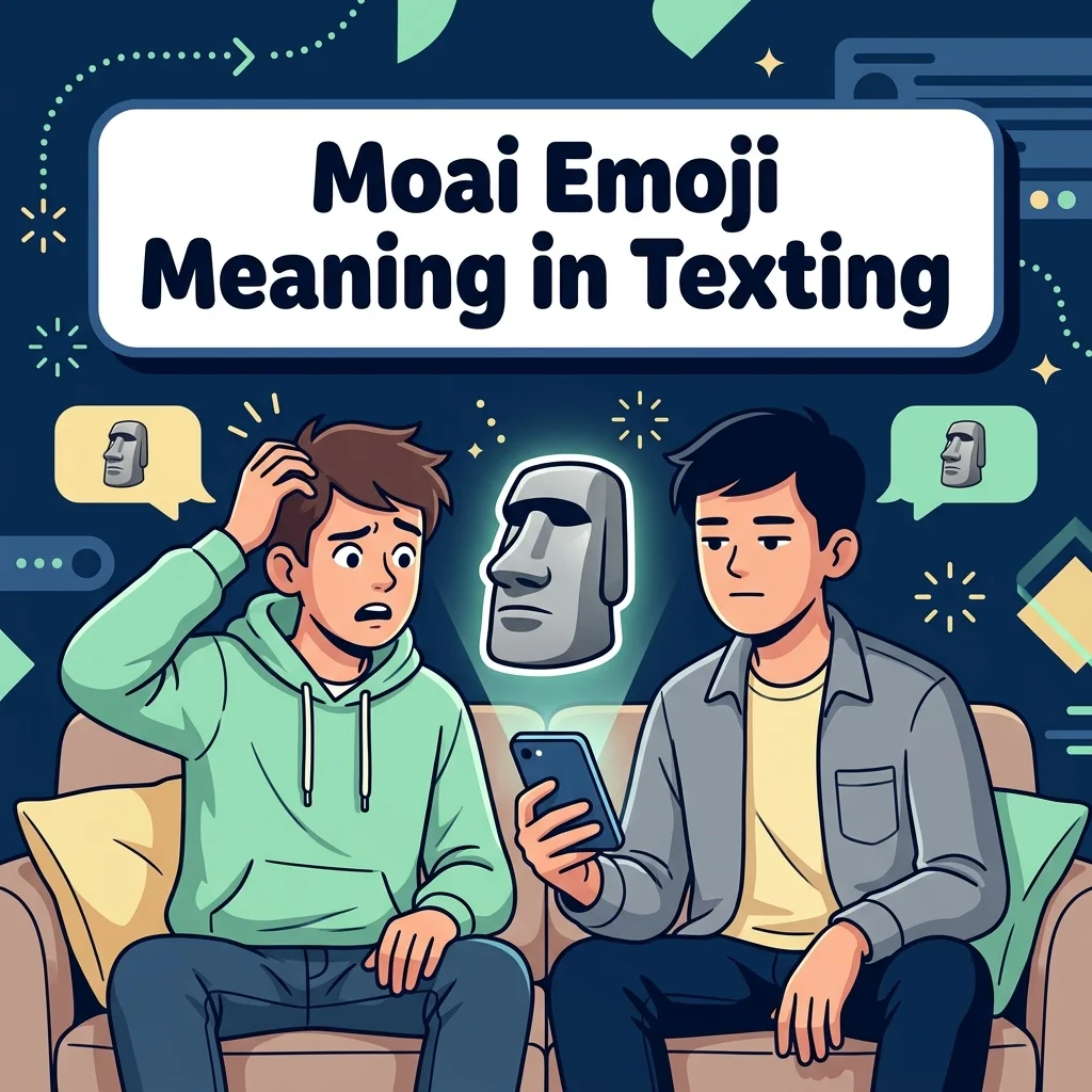 Moai Emoji Meaning in Texting