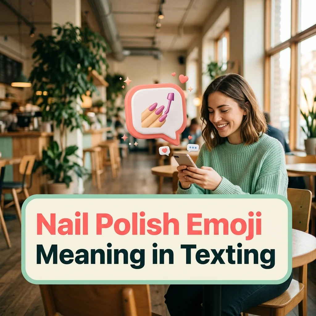 Nail Polish Emoji Meaning in Texting