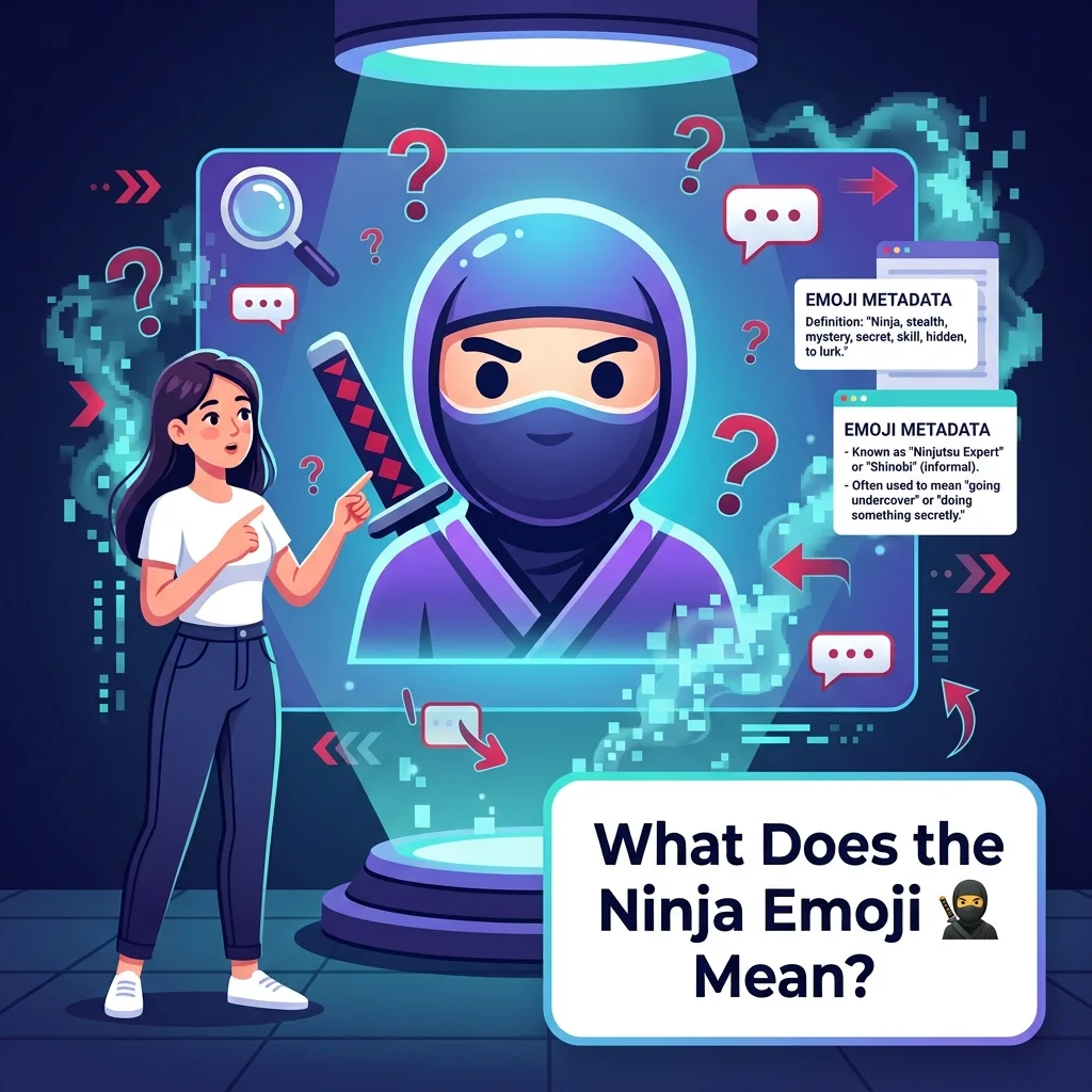 What Does the Ninja Emoji 🥷 Mean?