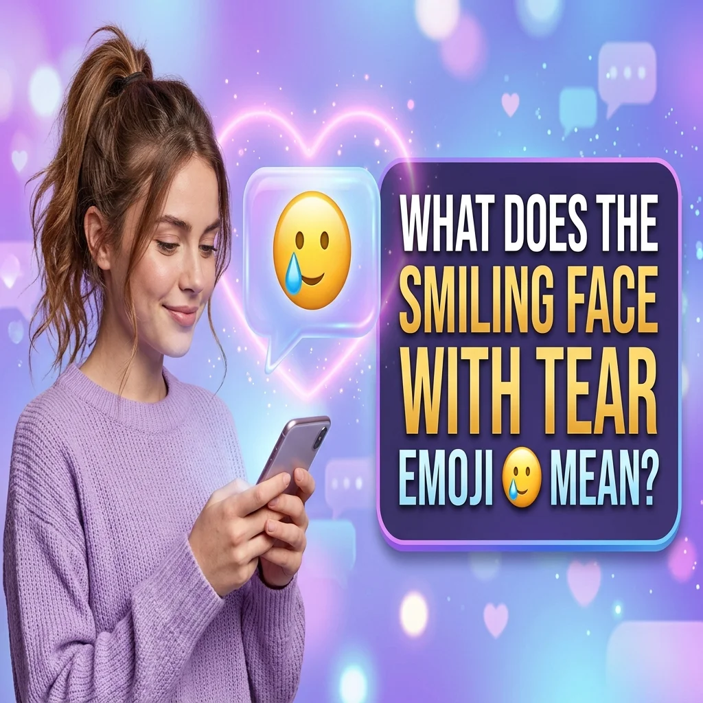 What Does the Smiling Face With Tear Emoji 🥲 Mean?