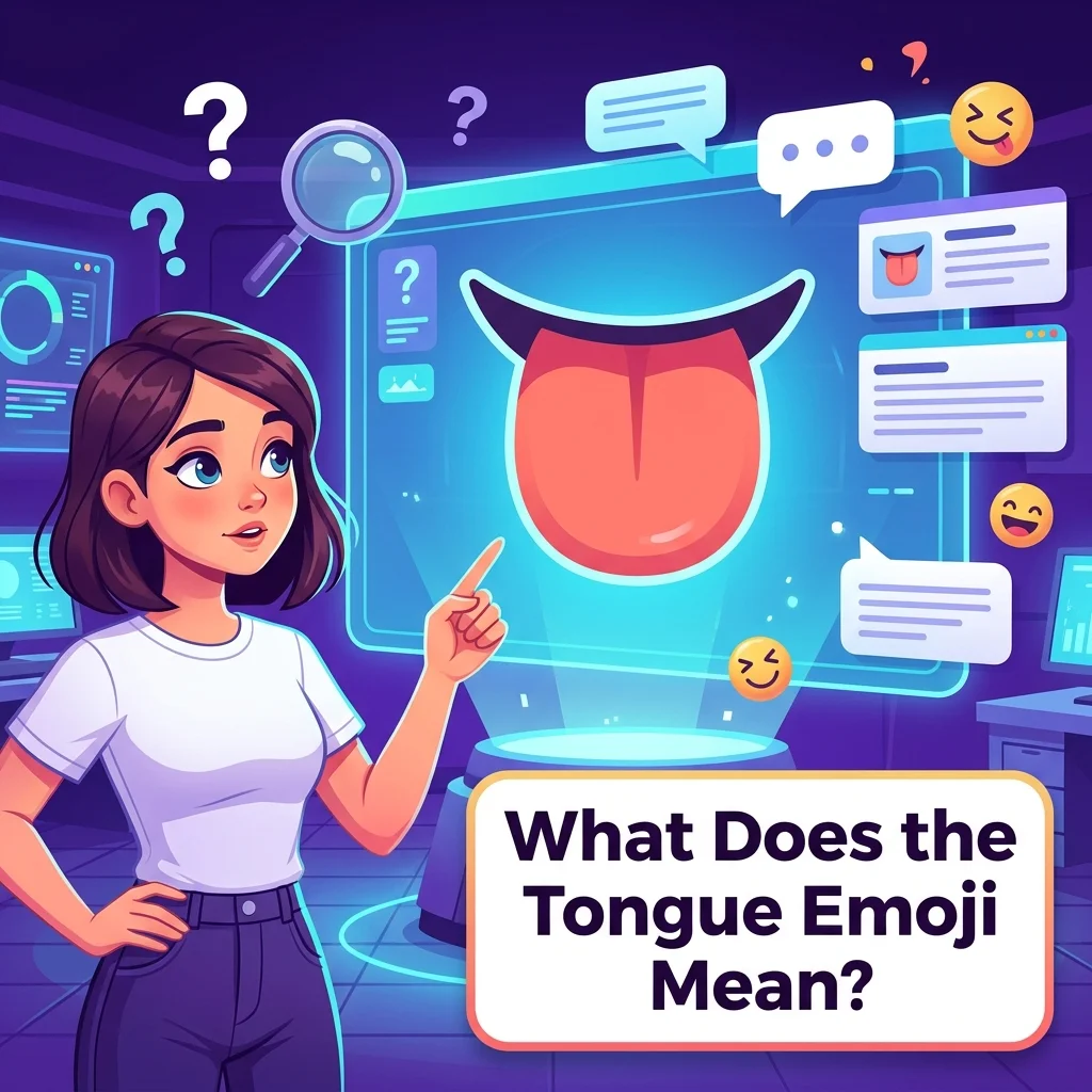 What Does the Tongue Emoji Mean?