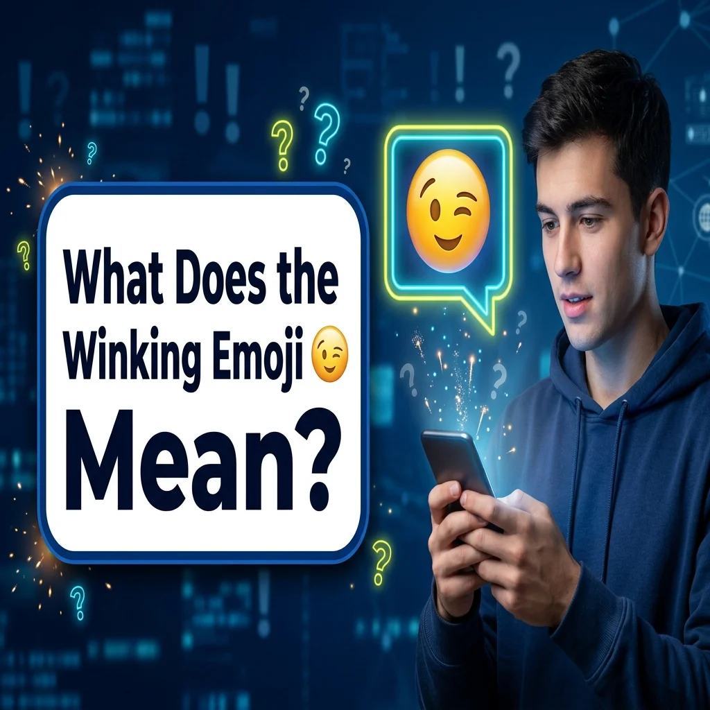 What Does the Winking Emoji 😉 Mean?