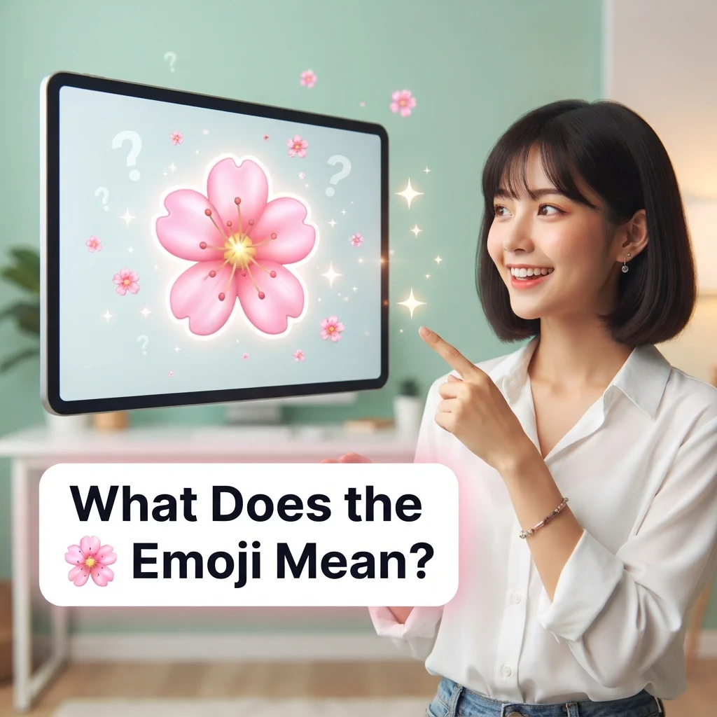 What Does the 🌸 Emoji Mean?
