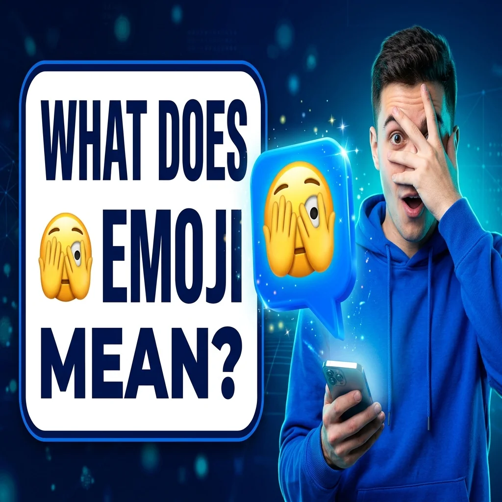 What Does 🫣 Emoji Mean?
