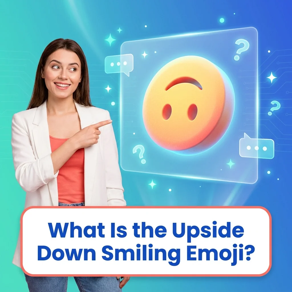 What Is the Upside Down Smiling Emoji?