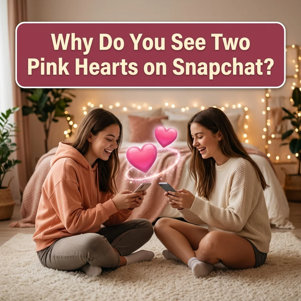 Why Do You See Two Pink Hearts on Snapchat?