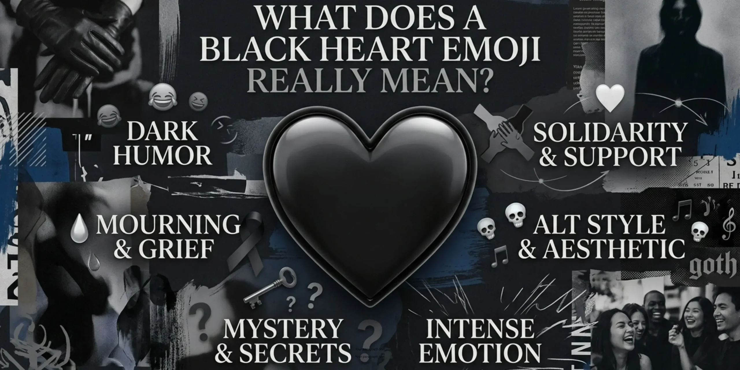 Black Heart Emoji Really Mean