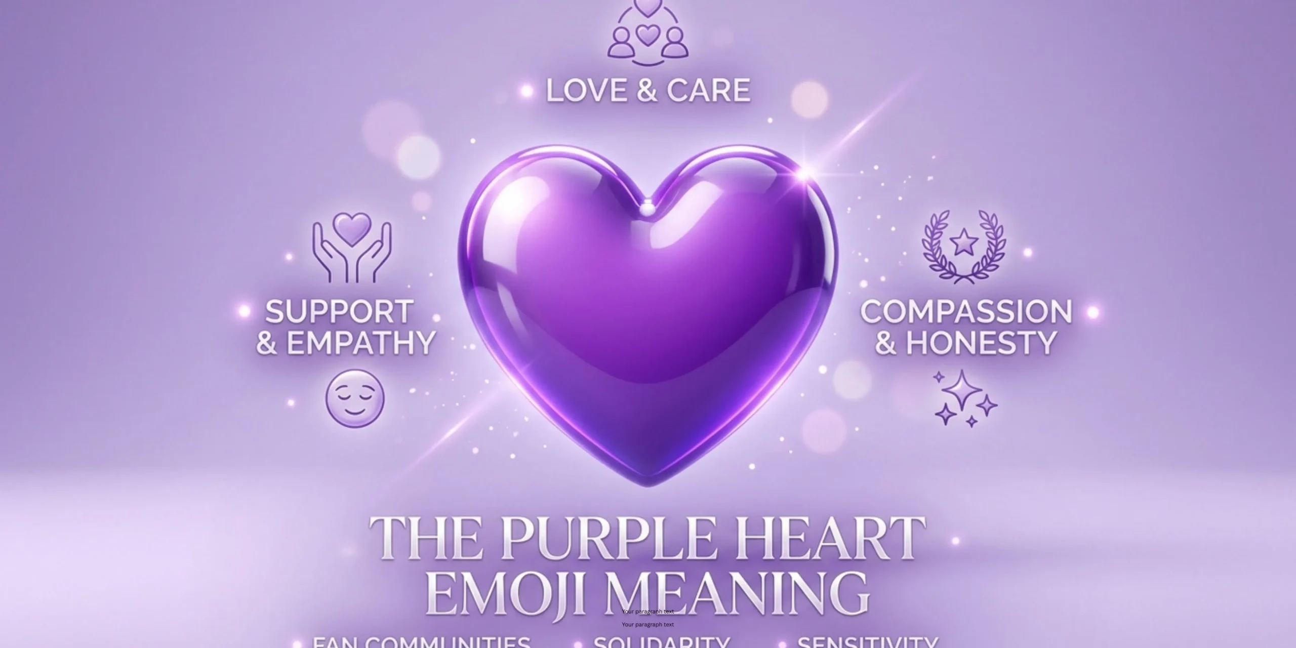 Purple Heart Emoji Meaning