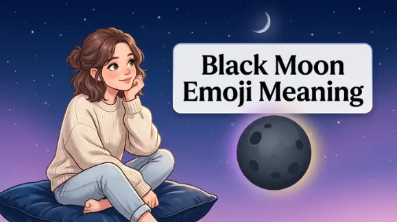 Black Moon Emoji Meaning