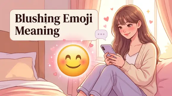 Blushing Emoji Meaning