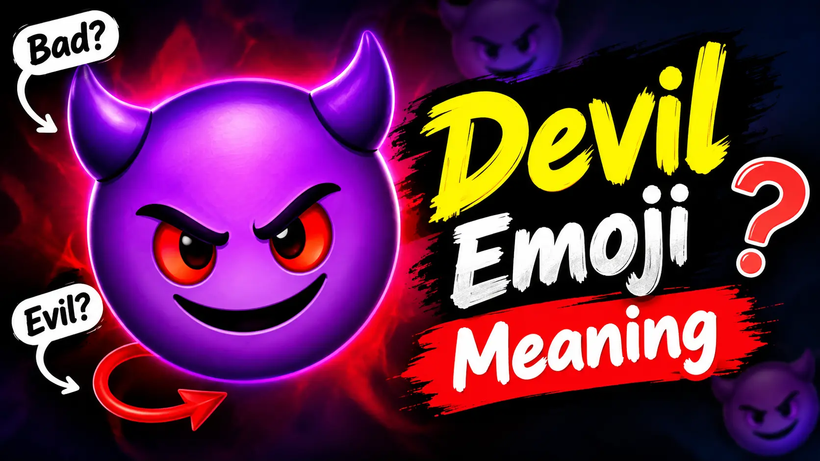 Devil Emoji Meaning
